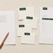 Label quote accuracy procurement documents and quote sheets arranged for review